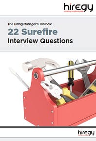 Cover of the 22 Surefire Interview Questions report