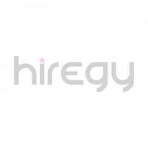 Hiregy logo in grayscale