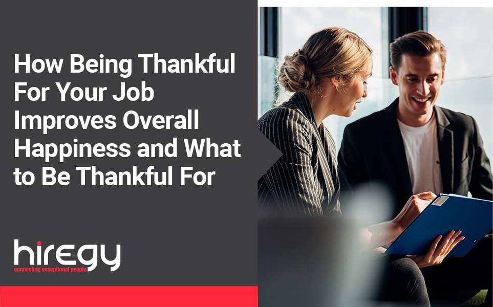 Being Thankful for Your Job