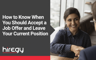 How to Know When You Should Accept a Job Offer and Leave Your Current Position